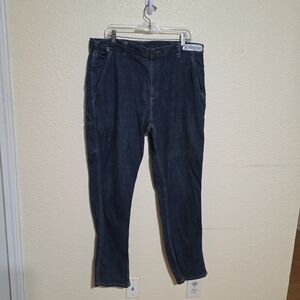 Carhartt Jeans Men 40x32 Blue FR Flame Resistant Cargo Work Pant Relaxed